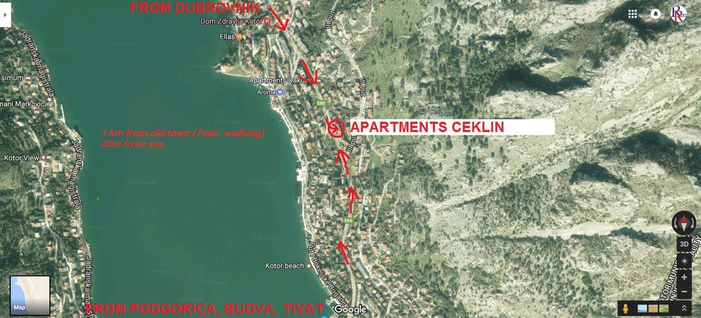 Apartments Ceklin Cattaro Esterno foto